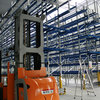 High Rack aisle with Order Picking Stacker Trucks